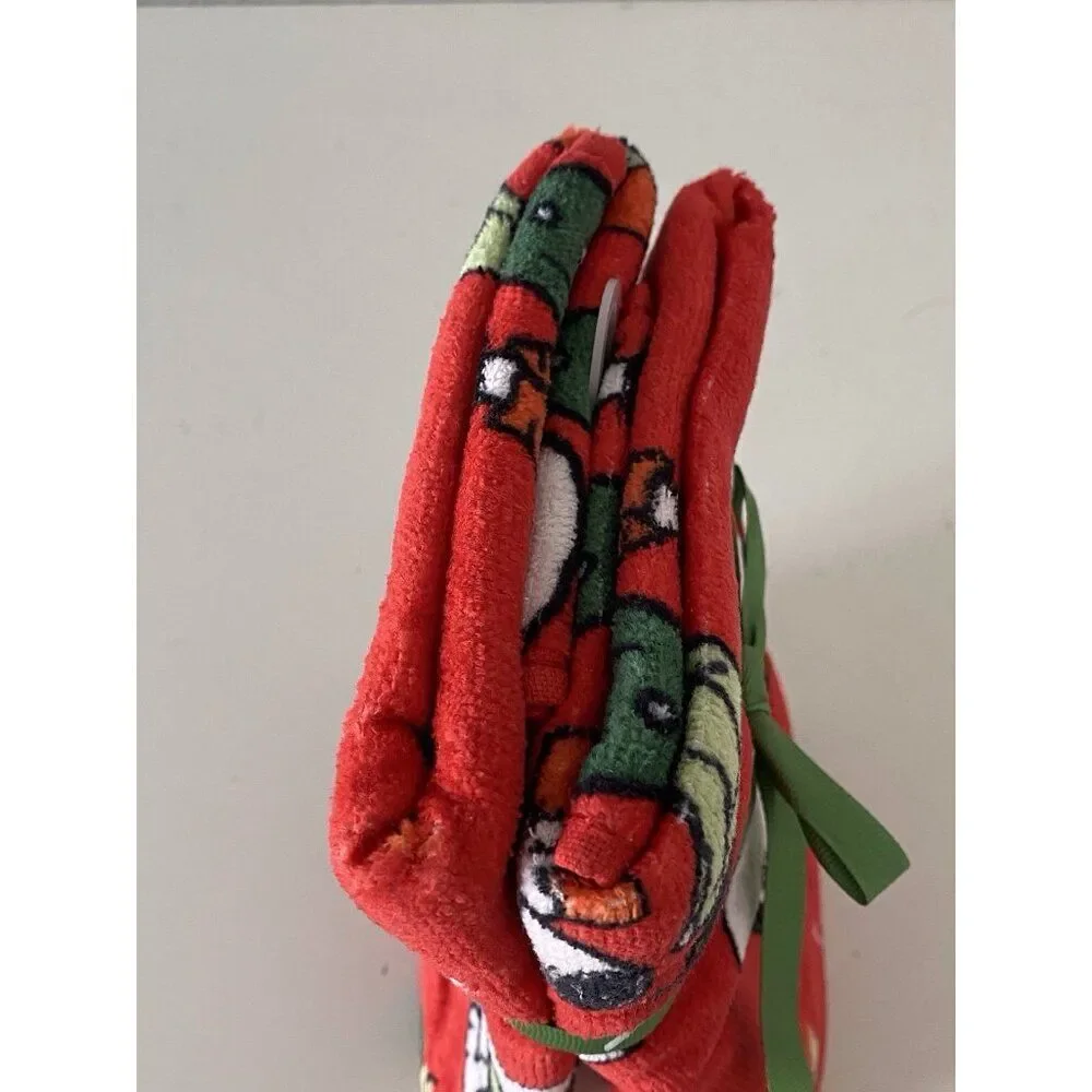 2 Pack Peanuts Snoopy Charlie Brown Christmas Holiday Red 16